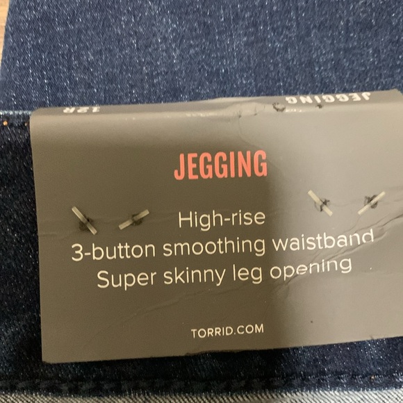 Torrid jegging /blue/ 12R - Picture 5 of 7